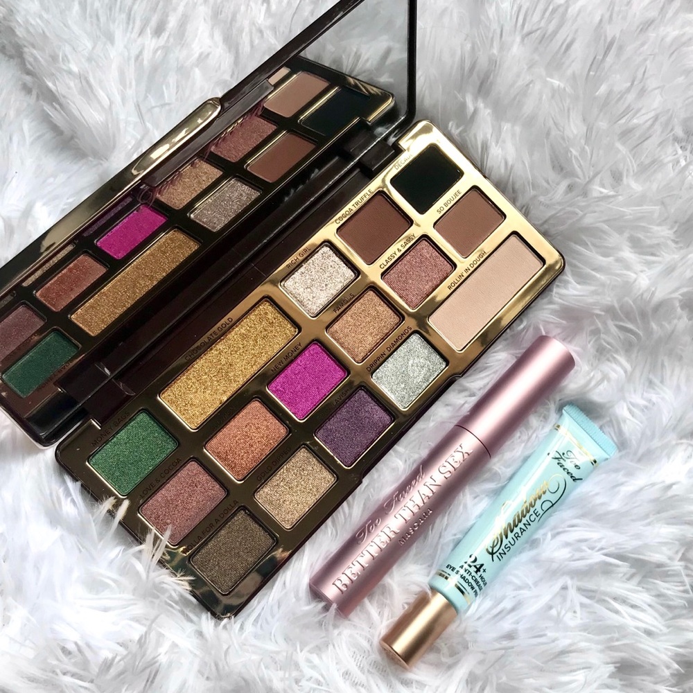 NEW Sex, Gold & Chocolate Makeup Set